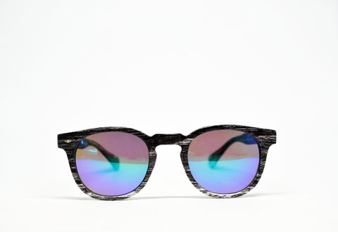 Wood Print Frame Wayfarer Sunglasses - edocollection