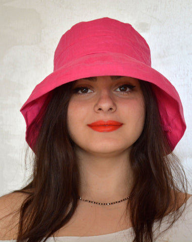 Pink Women Summer Hat - edocollection
