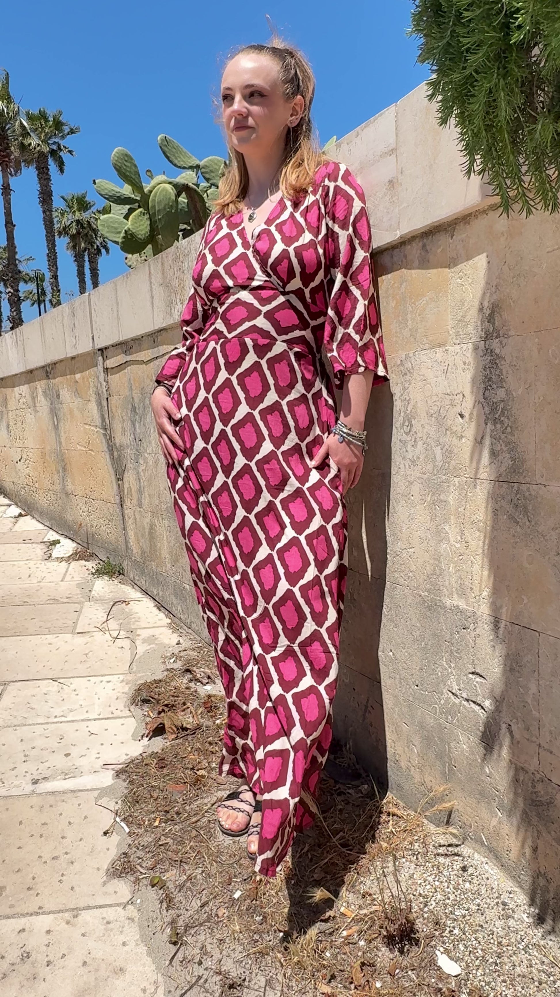 Lola Long Dress Pink