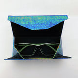 Vegan Eyeglasses Holder -Blue Green - edocollection