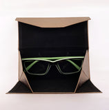 Eco Leather Sunglasses Case-Bronze - edocollection
