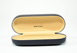 High Leather Glasses Case-Dark Blue - edocollection