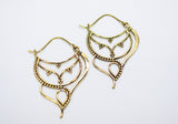 Decorated Tear Drop Earrings - edocollection