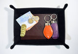 Leather Valet-Tray Brown - edocollection