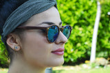 Dapper P3 Round Sunglasses Blu - edocollection