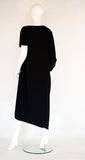 Kaftan Pocket Dress- Black - edocollection