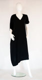 Kaftan Pocket Dress- Black - edocollection