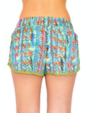 Floral Shorts Green - edocollection