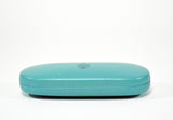 Slim Leather Glasses Case -Teal - edocollection