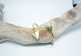 Unisex Brass Arrow Cuff Bracelet - edocollection