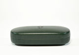 High Leather Glasses Case-Dark Green - edocollection