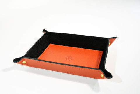 Men's Leather Catch All-Orange - edocollection