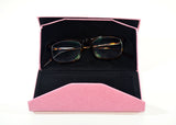 Eco-Leather Sunglasses Case-Pink - edocollection