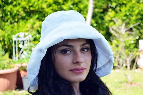 Womens Summer Hat-White - edocollection
