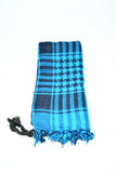 Mens Shemagh Scarf Turquoise - edocollection