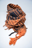 Womens Shemagh Cotton Scarf Orange - edocollection
