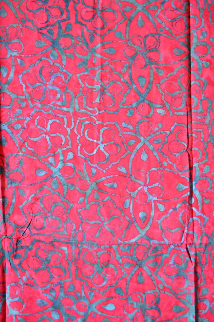 Roar Abstract Print Tube-Style Sarong - Red & Multicolor main image 0