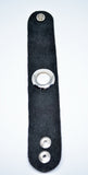 Men's Leather Bracelet Black - edocollection