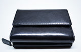 Small Leather Wallet-Black - edocollection