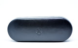 High Leather Glasses Case-Black - edocollection