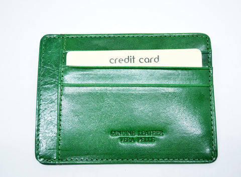 Slim Card Holder-Green - edocollection