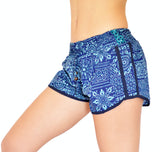 Blu Floral Shorts - edocollection