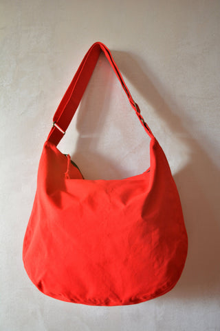 Large Hobo Canvas Bag-Red - edocollection
