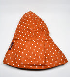 Brown Dotted Summer Hat - edocollection